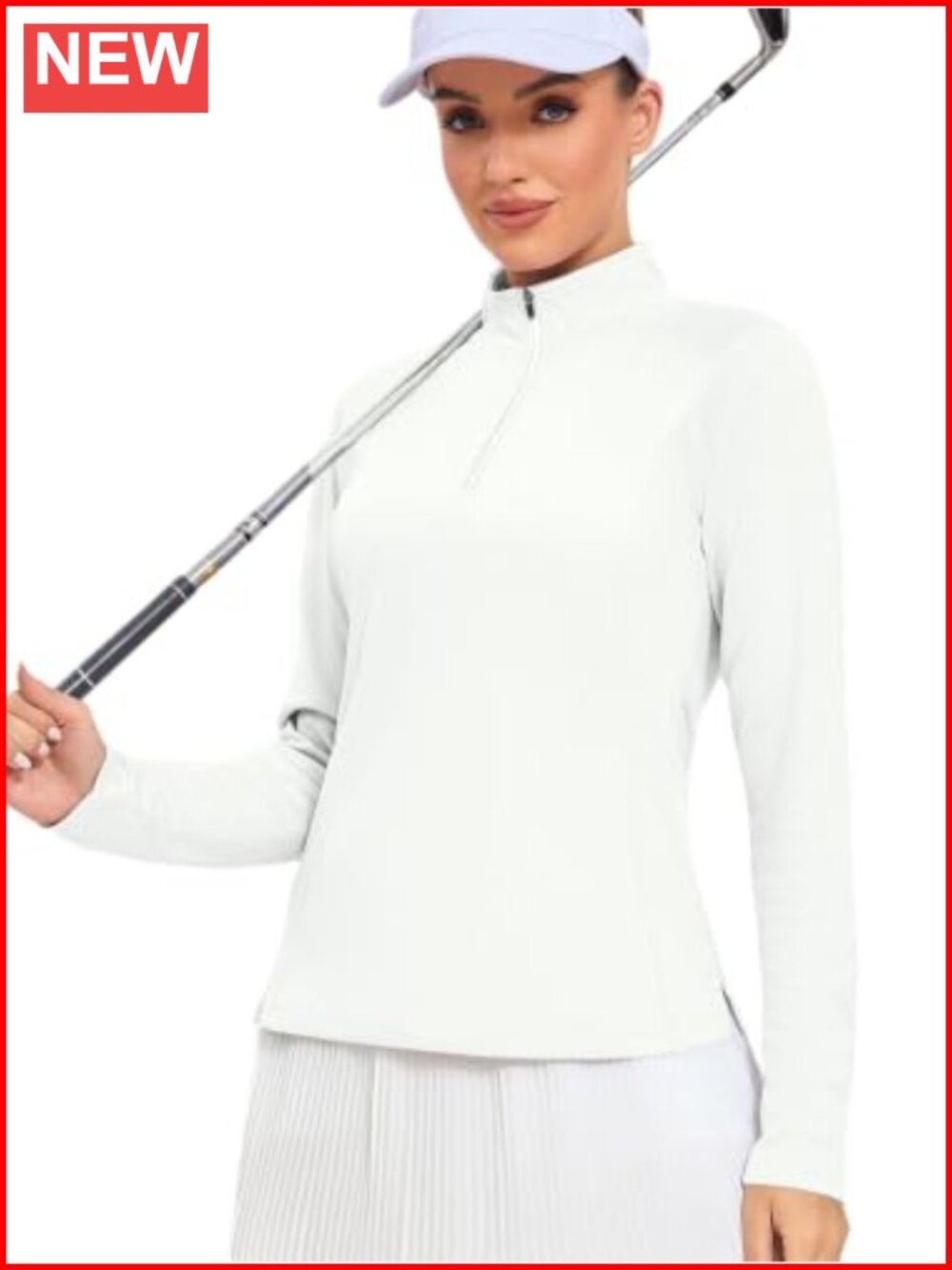 Women's Quarter Zip Pullover Lightweight Golf Shirt Long Sleeve